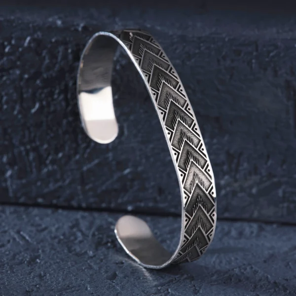 Kelepçe Gümüş Bileklik