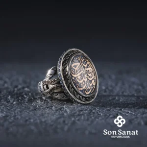 Kişi Sevdiği İle Beraberdir Yazılı Kadın Gümüş Yüzük