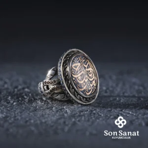 Kişi Sevdiği İle Beraberdir Yazılı Kadın Gümüş Yüzük