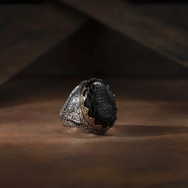 Koruma Ayeti Gümüş Yüzük