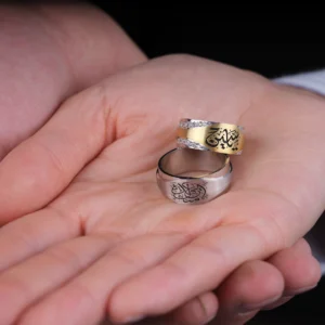 Kördüğüm Gümüş Çift Alyans