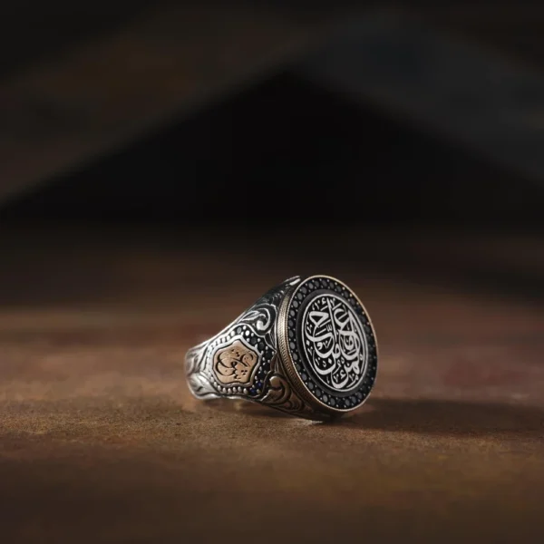 Kördüğüm Yuvarlak Gravür Gümüş Yüzük