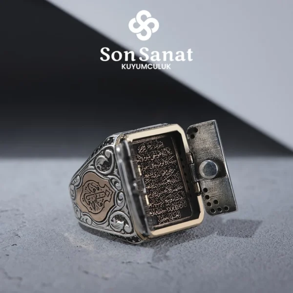 Onix Kalkan Gümüş Yüzük