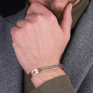 Rose Kırmızı Altın Kaplama Kelepçe Bileklik