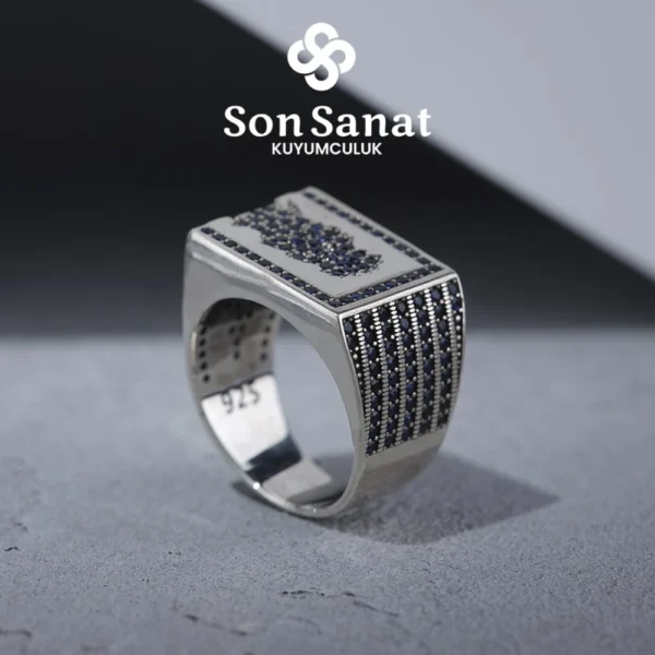 Safir Creck Gümüş Yüzük