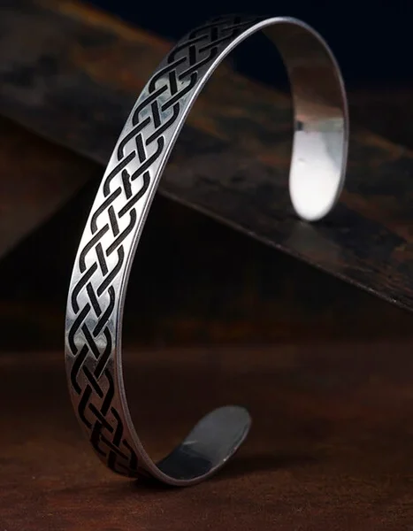 image_1950-1784.webp Sarmaşık Kelepçe Gümüş Bileklik