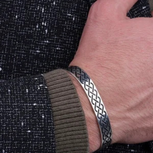 image_1950-1786.webp Sarmaşık Kelepçe Gümüş Bileklik