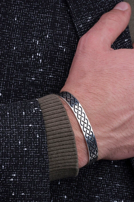 image_1950-1786.webp Sarmaşık Kelepçe Gümüş Bileklik