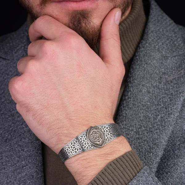 Selçuklu Kelepçe Gümüş Bileklik