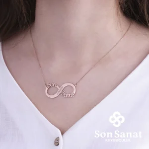 Sonsuz İsimli Gümüş Kolye