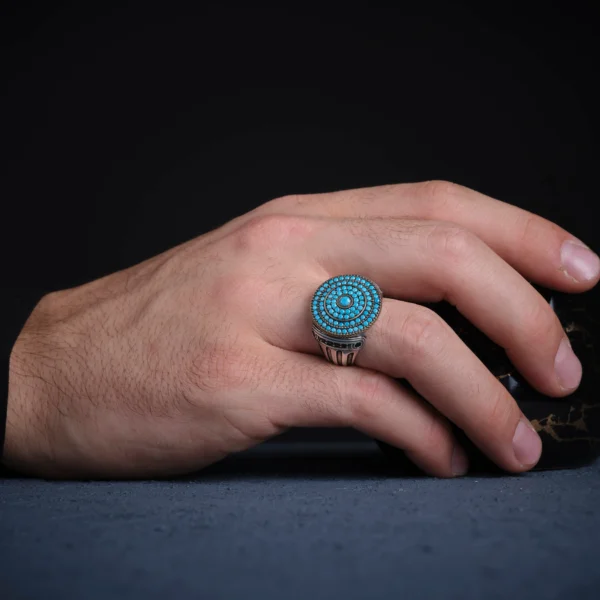 image_1950-2028.webp Turkuaz Sütun Gümüş Yüzük