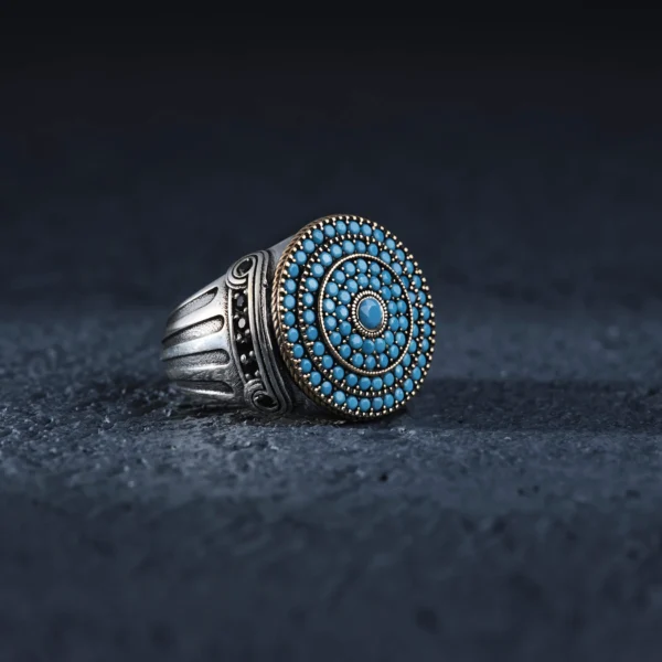 image_1950-2030.webp Turkuaz Sütun Gümüş Yüzük