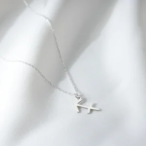 Yay Burç Gümüş Kadın Kolye