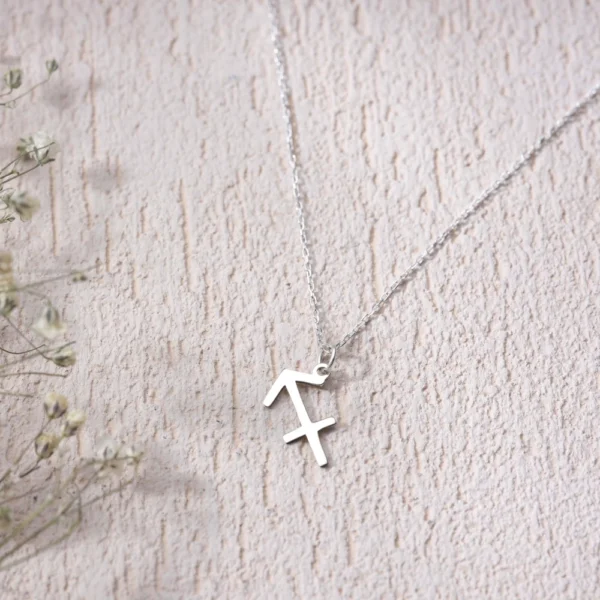 Yay Burç Gümüş Kadın Kolye