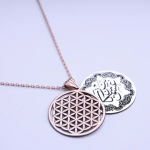 Yaşam Çiçeği Gümüş Kolye