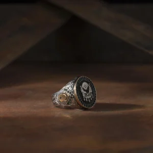 image_1950-2167.webp Gravürlü Devlet Arması Gümüş Yüzük