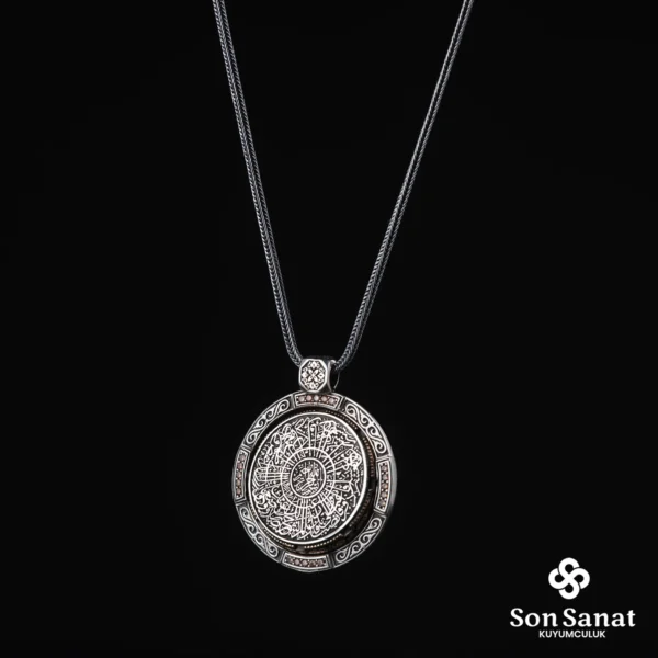 image_1950-2257.webp Yuvarlak İnşirah Çift Taraflı Dönmeli Gümüş Madalyon