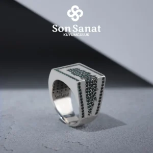 Zümrüt Creck Gümüş Yüzük