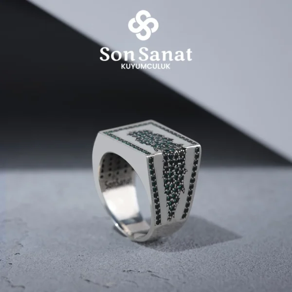 Zümrüt Creck Gümüş Yüzük