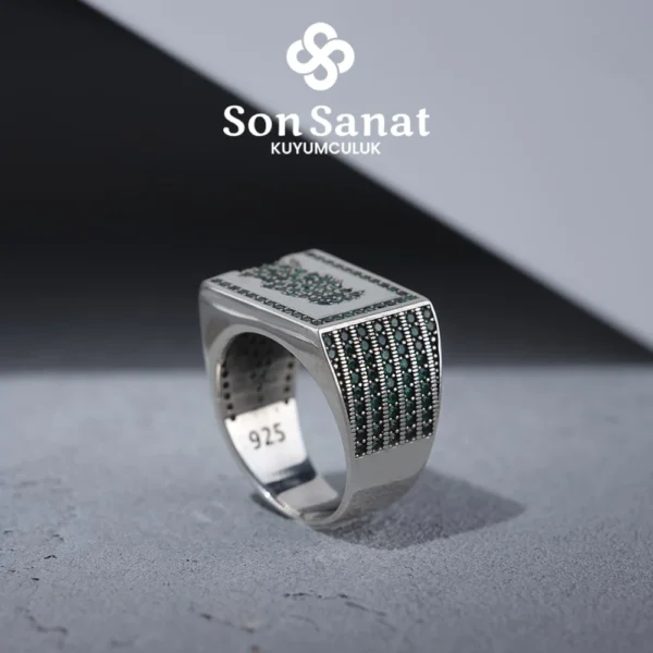 Zümrüt Creck Gümüş Yüzük