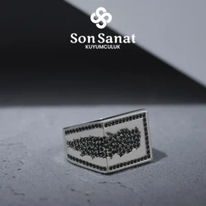 Zümrüt Creck Gümüş Yüzük