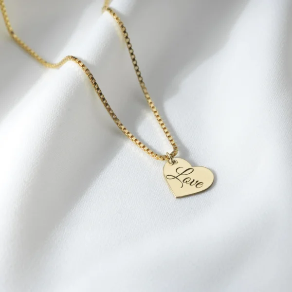 Üçlü İsimli Gümüş Kadın Kolye