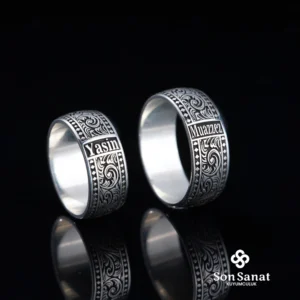 İsimli Gravür Çift Alyans