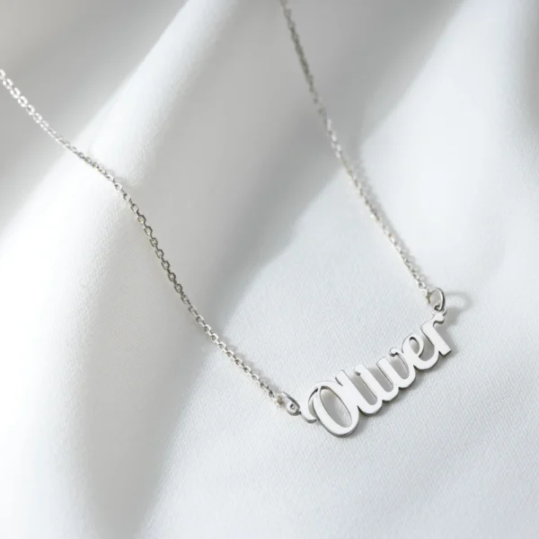 Adınıza Özel Gümüş Kadın Kolye