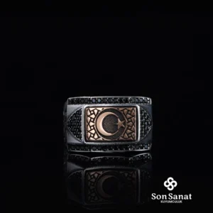 image_1950-2489.webp İtalik Cam Kırığı Ayyıldız Gümüş Yüzük