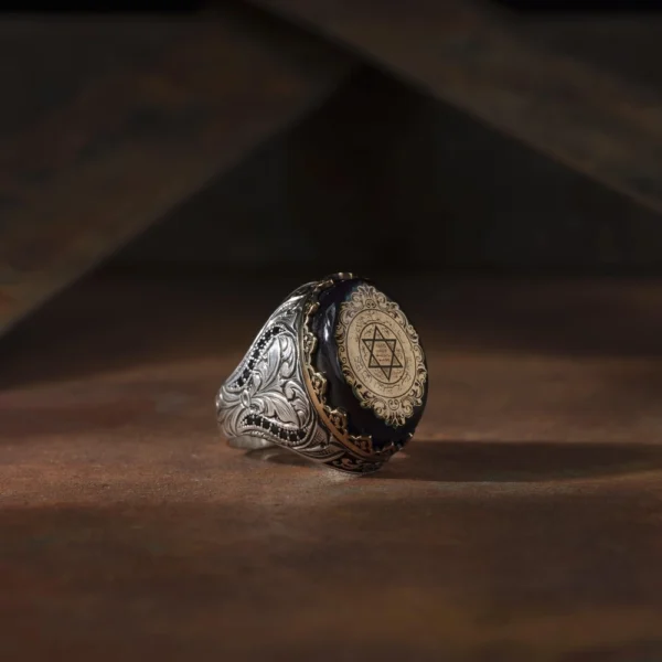 Mührü Süleyman Gümüş Yüzük