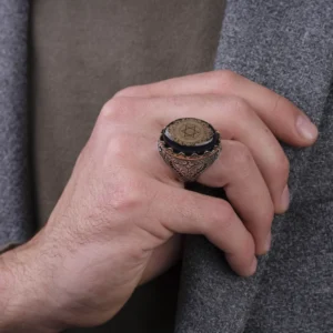 Mührü Süleyman Gümüş Yüzük