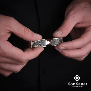 Deri Şövalye Bileklik