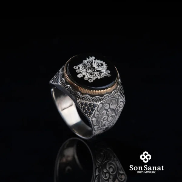 image_1950-442.webp Devlet Arması Gravür Gümüş Erkek Yüzük