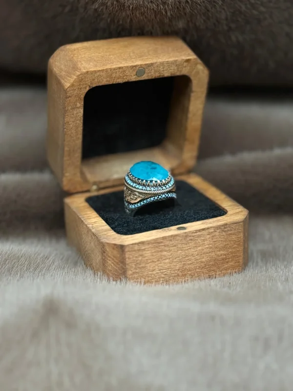 image_1950-521.webp Firuze Paraiba Taşlı Gümüş Erkek Yüzük