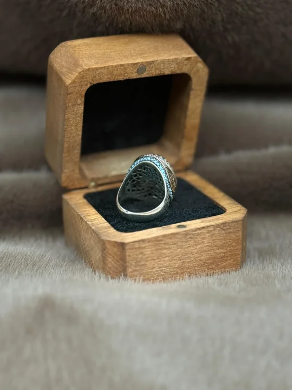 image_1950-522.webp Firuze Paraiba Taşlı Gümüş Erkek Yüzük