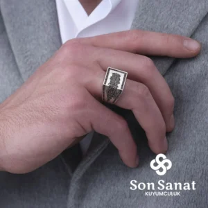 Garnet Creck Gümüş Yüzük