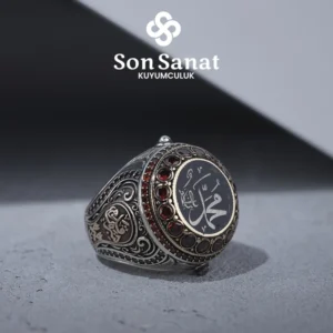 Garnet Yura Nail Gümüş Yüzük