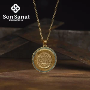 Hz. Süleyman Mührü Madalyon Kolye