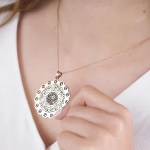 Fatiha Gümüş Kadın Kolye