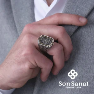 Kalemkar Nasihat Gümüş Yüzük