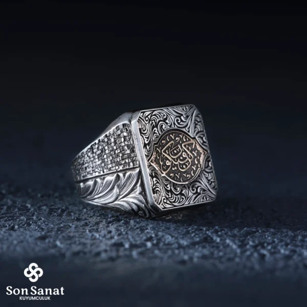 Kalemkâr Künfeyekün Gümüş Yüzük
