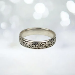 2-1.webp İnce Gravür Gümüş Alyans