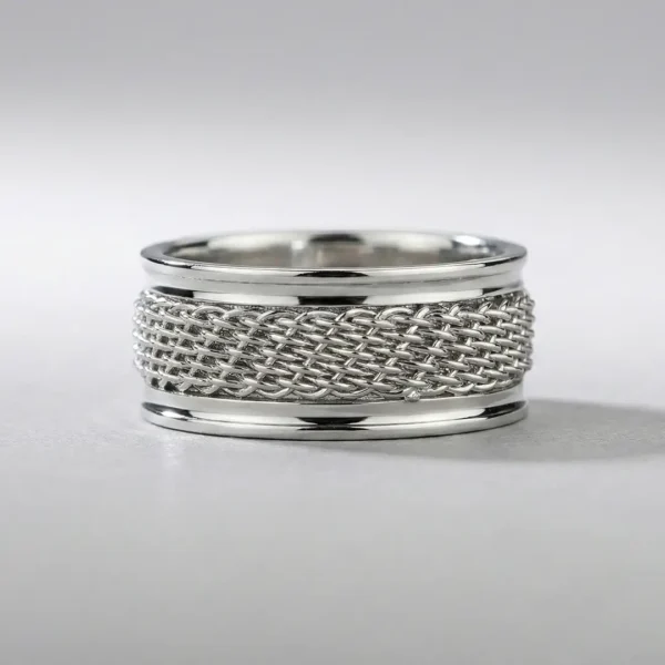 2 Elişi Örgülü Hasır Alyans Modeli