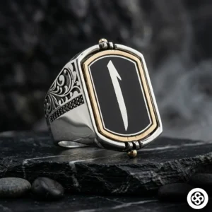 Elifli Çift Dönme Gümüş Yüzük Modeli