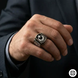 Asalet Gravür Gümüş Yüzük