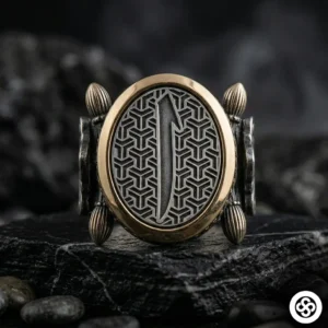 Elifli Şarnel Gümüş Yüzük Modeli