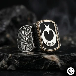 Asalet Gravür Gümüş Yüzük