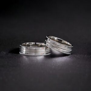 Eşlere Özel Gümüş Çift Alyans